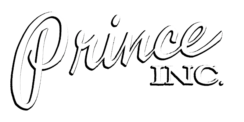 Prince Inc White Shadow Logo